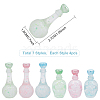 Olycraft 48Pcs 6 Styles Dummy Bottle Transparent Resin Cabochon RESI-OC0001-49-2