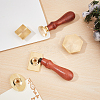 Wax Seal Brass Stamp Head AJEW-WH0213-076-6