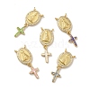 Brass Charms KK-B059-52G-1