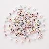 Opaque White Acrylic Beads MACR-YW0001-25A-1