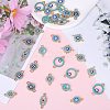 35Pcs 7 Styles Alloy Enamel Connector Charms FIND-SZ0003-56-3