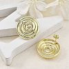 Brass Stud Earrings for Women EJEW-U035-08G-3