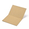 Kraft Paper Thank You Greeting Cards DIY-F120-01F-3