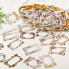 6 Sets 6 Colors Paper Self-Adhesive Lace Stickers DIY-SP0004-94-3