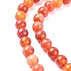 Natural Fire Crackle Agate Beads Strands X-G-G212-8mm-10-3