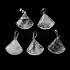 Natural Quartz Crystal Pendants G-C066-07E-2