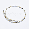 Natural Silver Leaf Jasper Beads Strands G-E444-36B-2