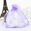 Rectangle Organza Bags with Glitter Sequins OP-R020-10x12-05-1