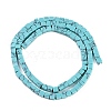 Synthesis Turquoise Beads Strands G-B129-A07-01-3