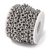 Double Link 304 Stainless Steel Cable Chain CHS-G049-03P-02-3