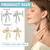 20Pcs 2 Colors Brass Micro Pave Clear Cubic Zirconia Pendants KK-ME0002-14-2