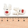 Christmas Opaque Resin Cabochons RESI-XCP0002-66A-3