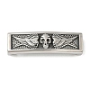 304 Stainless Steel Wing Skull Connector Charms STAS-Z147-11AS-02-1