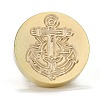 Brass Retro Wax Sealing Stamp AJEW-F045-E20-4