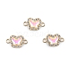 Alloy Crystal Rhinestone Connector Charms FIND-TAC0009-02D-1