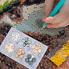 6-Hole Felt Bead Design Boards TOOL-WH0127-38C-6