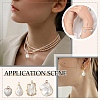 2Pcs Baroque Natural Keshi Pearl Pendants PEAR-YW0001-11-6