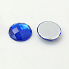 Imitation Taiwan Acrylic Rhinestone Flat Back Cabochons GACR-D002-18mm-07-1