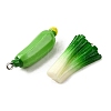 Opaque Resin Pendants CRES-D313-03P-3