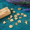 32Pcs 8 Style Alloy Pendants FIND-TA0002-10-6