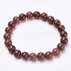 Natural Aventurine Beaded Stretch Bracelets BJEW-S128-02-1