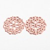 Tibetan Style Filigree Joiners Links TIBE-A11623-RG-LF-2