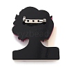 Girl with Glasses Brooch JEWB-M021-18-2