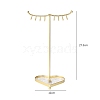 Acrylic Tray & Iron Necklace Display Stands PW-WG85159-02-1