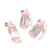 Transparent Resin Pendants RESI-R440-03D-1