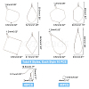 Unicraftale DIY Beaded Hoop Earring Making Kits DIY-UN0002-43P-4