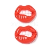 Funny Opaque Resin Cabochons CRES-D312-01A-1