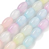 Macaron Color Natural Selenite Beads Strands X1-G-B102-A01-01-1
