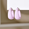 Acrylic C-Shape Stud Earrings FS-WG8BEC0-14-1