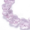 Transparent Glass Beads GLAA-Q066-10mm-B17-3