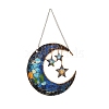 Stained Acrylic & Iron Suncatchers HJEW-F022-01E-3