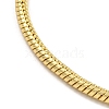 2.5mm Brass European Style Round Snake Chain Bracelets for Jewelry Making BJEW-P338-02G-2