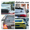 Gorgecraft 8 Sheets 4 Styles PET Waterproof Car Stickers STIC-GF0001-10C-5