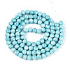 Baking Paint Glass Beads Strands DGLA-N016-8mm-08-2