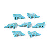 Dyed Synthetic Turquoise Beads Strands TURQ-T004-17B-2