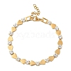 304 Stainless Steel Rhinestone Cup Chain Bracelets for Women BJEW-F488-26A-G-1