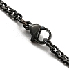 201 Stainless Steel Curb Chain Necklaces NJEW-Q336-09B-EB-5