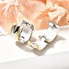 304 Stainless Steel Hoop Earrings for Women EJEW-C096-48GP-5