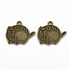 Tibetan Style Alloy Pendant Enamel Settings LS-TIBEP-N010-023AB-RS-1