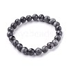 Natural Larvikite Beads Stretch Bracelets BJEW-F380-01-B14-6