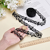 Hollow Lace Embossing Ribbon OCOR-WH0046-02-3