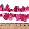 Dyed Natural Quartz Beads Strands G-Q606-24A-10-4