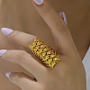 Fashionable European and American Wheat Spike Lucky Ring Open Female Ring. BD9043-1