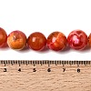 Natural Agate Beads Strands G-Z145-B01-14mm-A-5