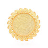 Adjustable Alloy & Iron Bezel Cup Ring Base with Rotatable Tray MAK-T012-11G-2
