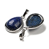 Natural Lapis Lazuli Dyed Pendants G-I358-B21-2